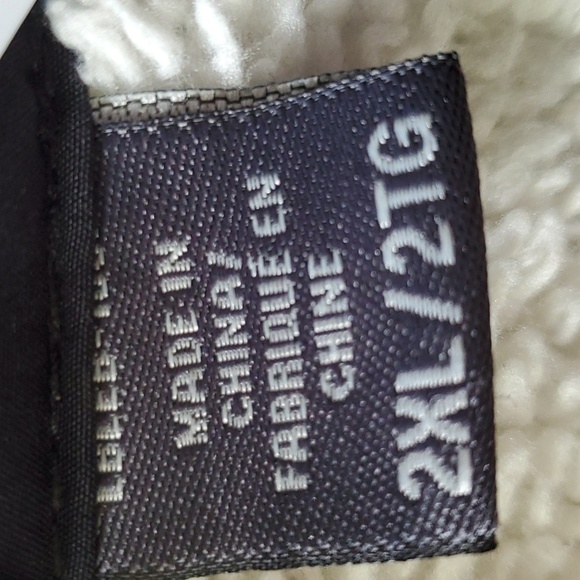 Eddie Bauer Black and Gray Plaid Flannel Shacket  2XL - Picture 3 of 12